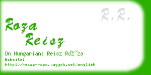 roza reisz business card